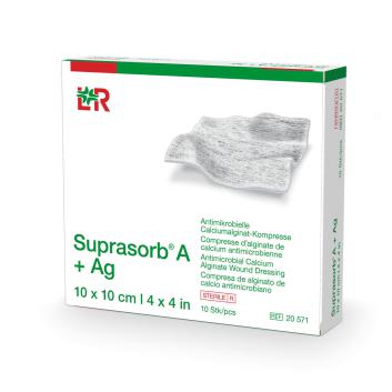 Suprasorb® A + Ag Calciumalginat-Kompresse 