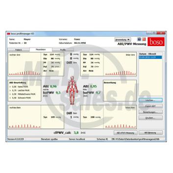 boso ABI-System 100 für Gefäßdiagnostik 