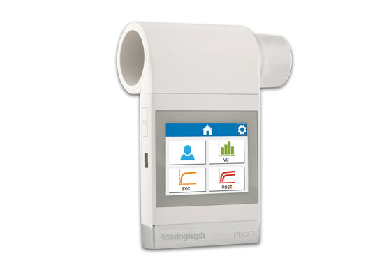 ﻿Vitalograph micro™ Hand-Spirometer